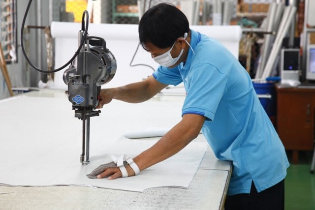 Cutting department